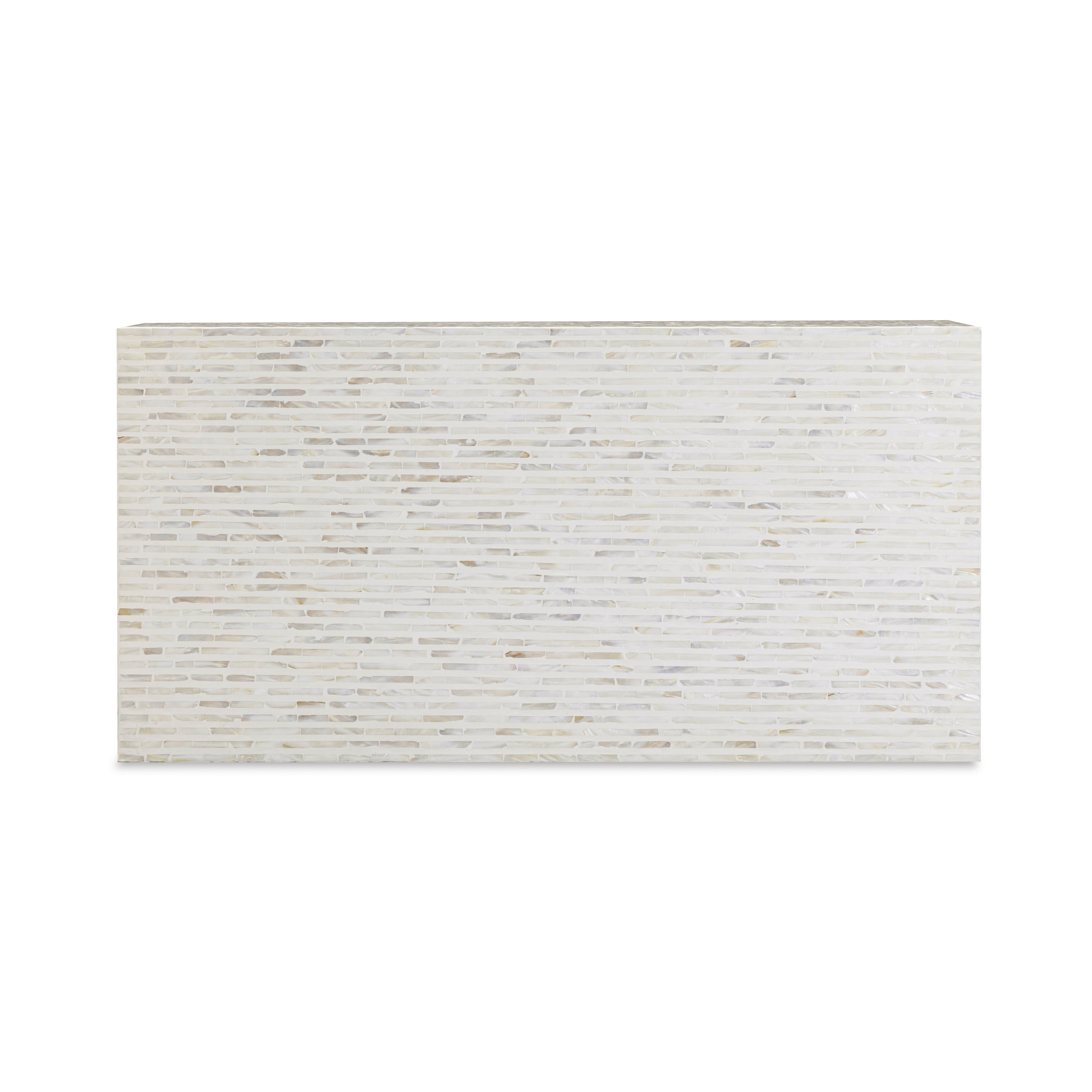 Earl 48" Shell Rectangular Coffee Table