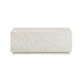Earl 48" Shell Rectangular Coffee Table — Cream null