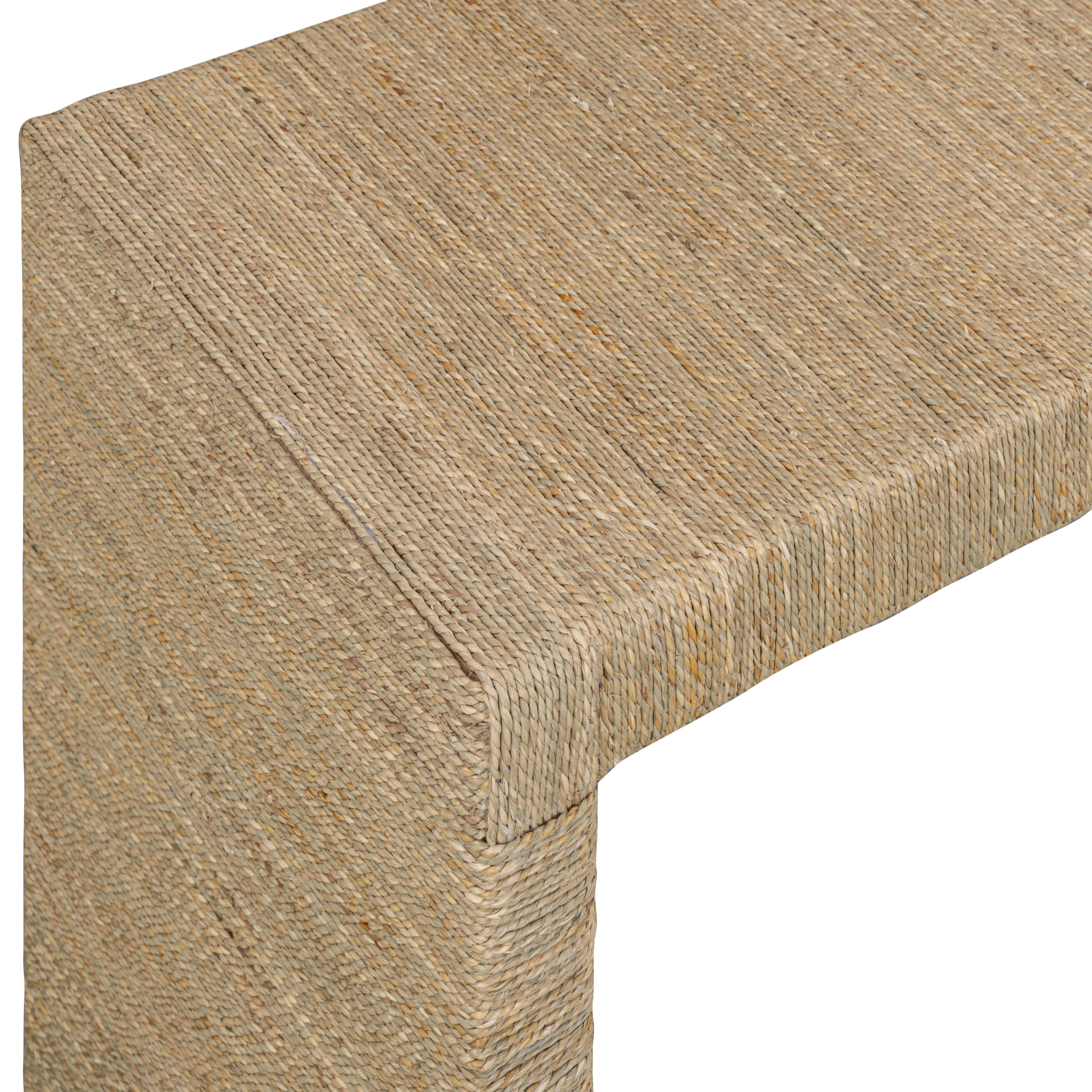 Mona 48" Natural Seagrass Console Table