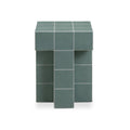 Alma Tile Concrete Indoor/Outdoor Side Table — Green null