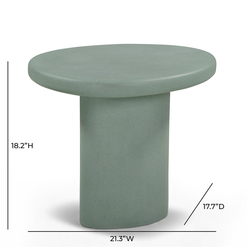 Jade Concrete Indoor/Outdoor Side Table
