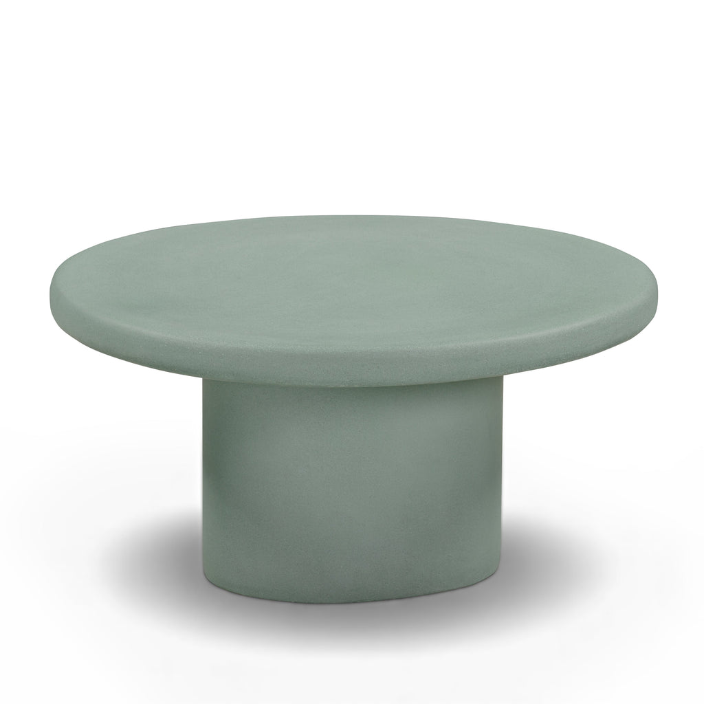 Jade Concrete Indoor/Outdoor Coffee Table (28"-34")