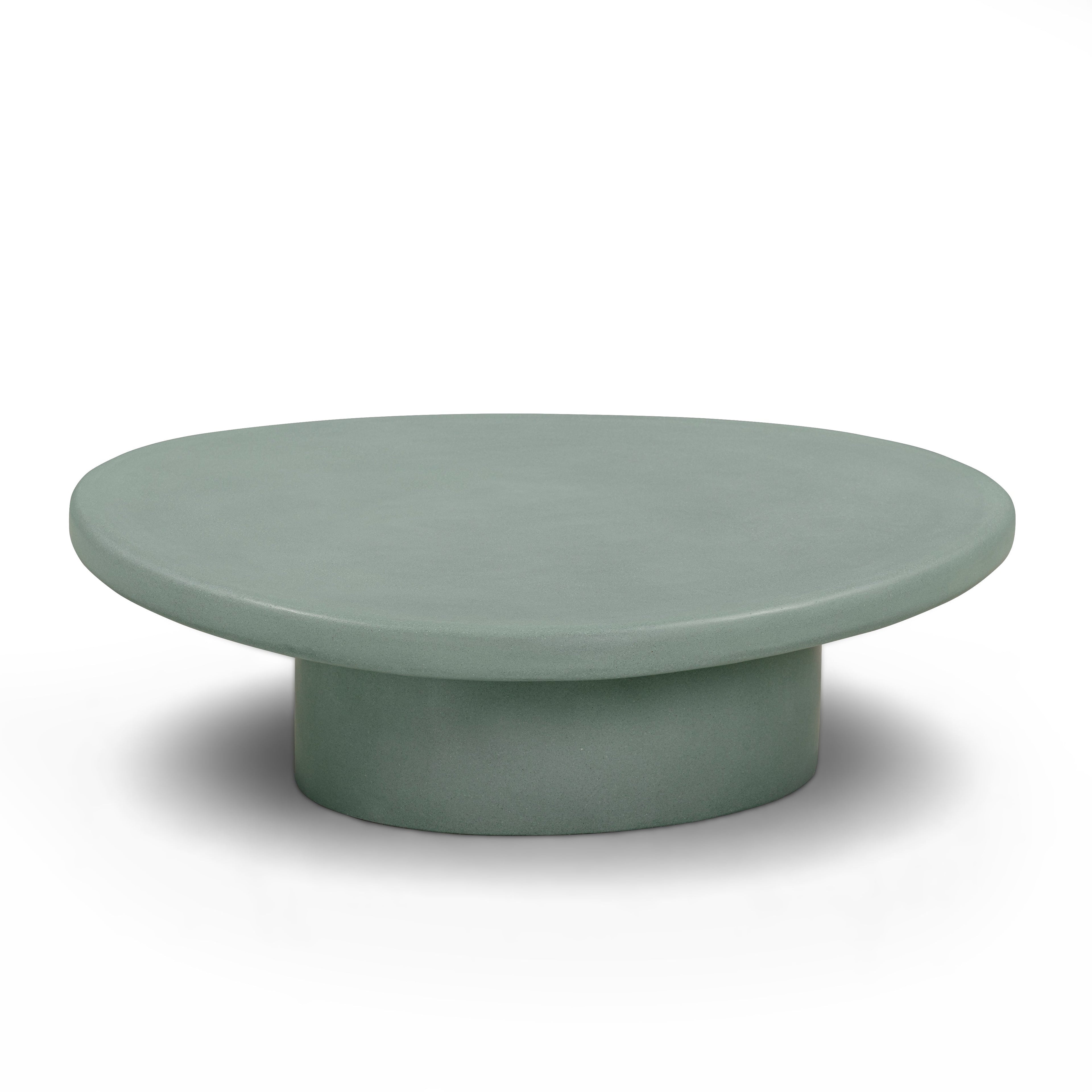 Jade Concrete Indoor/Outdoor Coffee Table (28"-34")