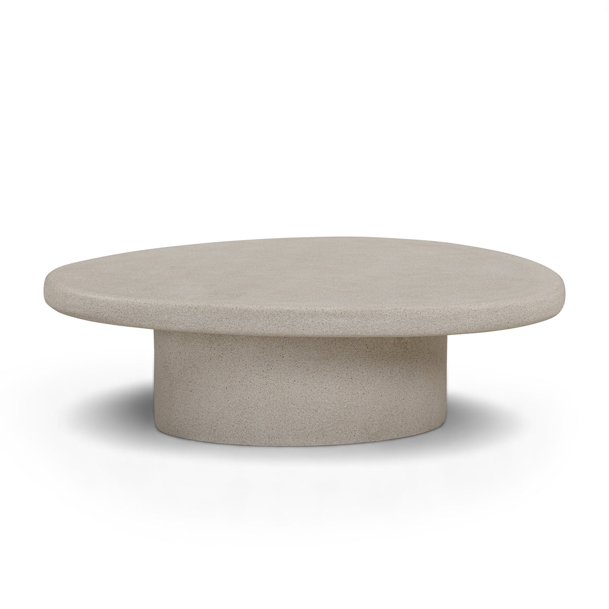 Jade Concrete Indoor/Outdoor Coffee Table (28"-34")