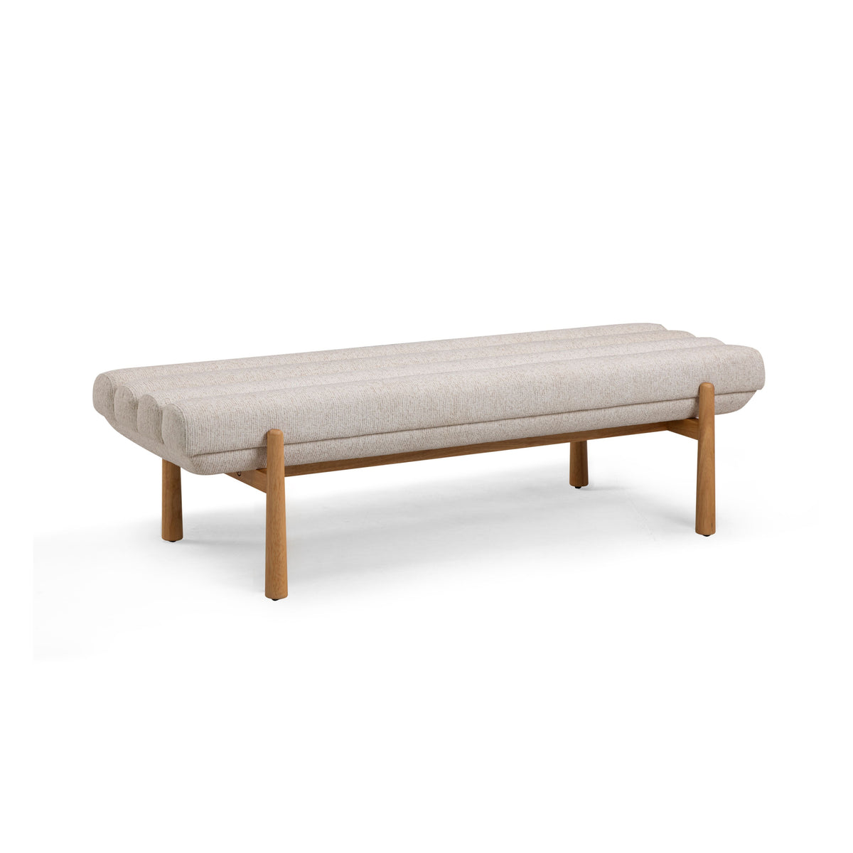 Julianna 56" Textured Performance Fabric Bench