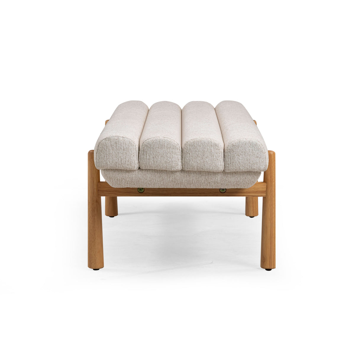 Julianna 56" Textured Performance Fabric Bench