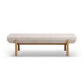 Julianna 56" Textured Performance Fabric Bench