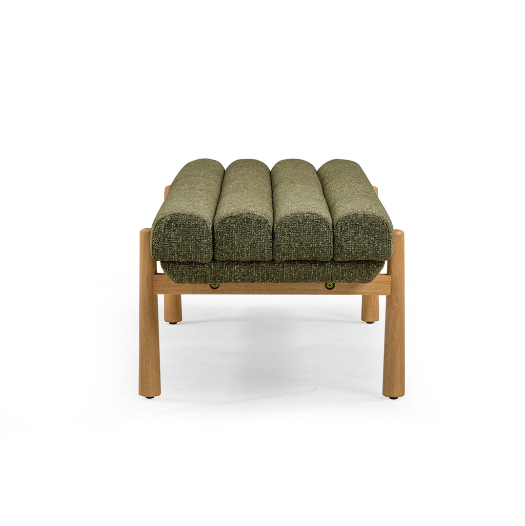 Julianna 56" Textured Performance Fabric Bench