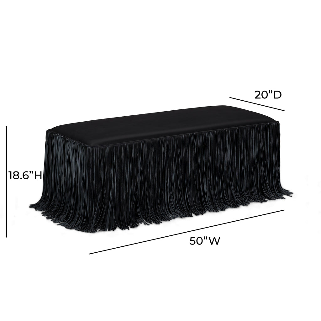 Shag Me 50" Performance Vegan Leather Bench