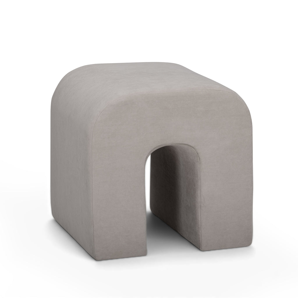Desi Performance Velvet Ottoman