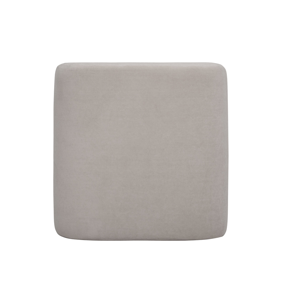 Desi Performance Velvet Ottoman
