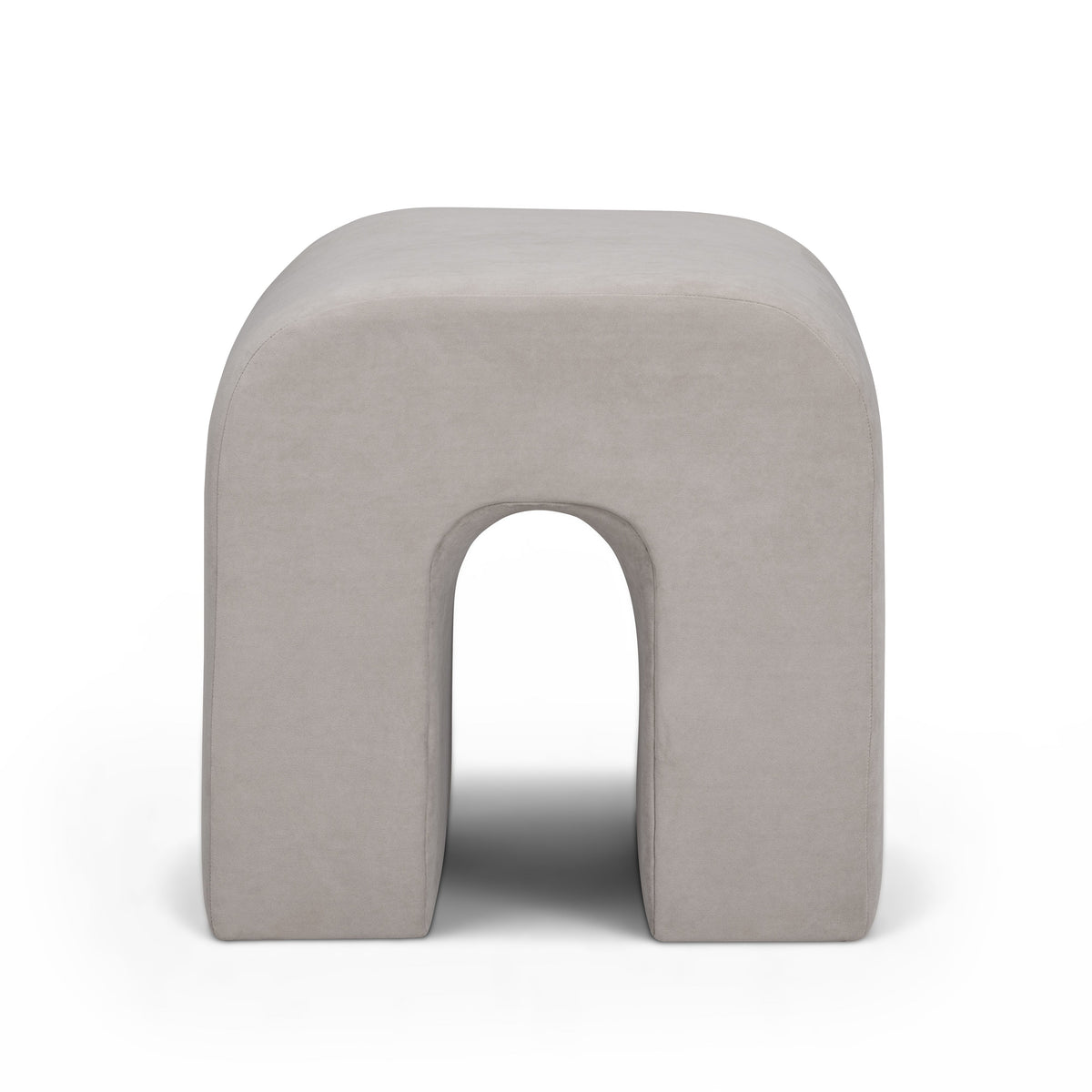 Desi Performance Velvet Ottoman