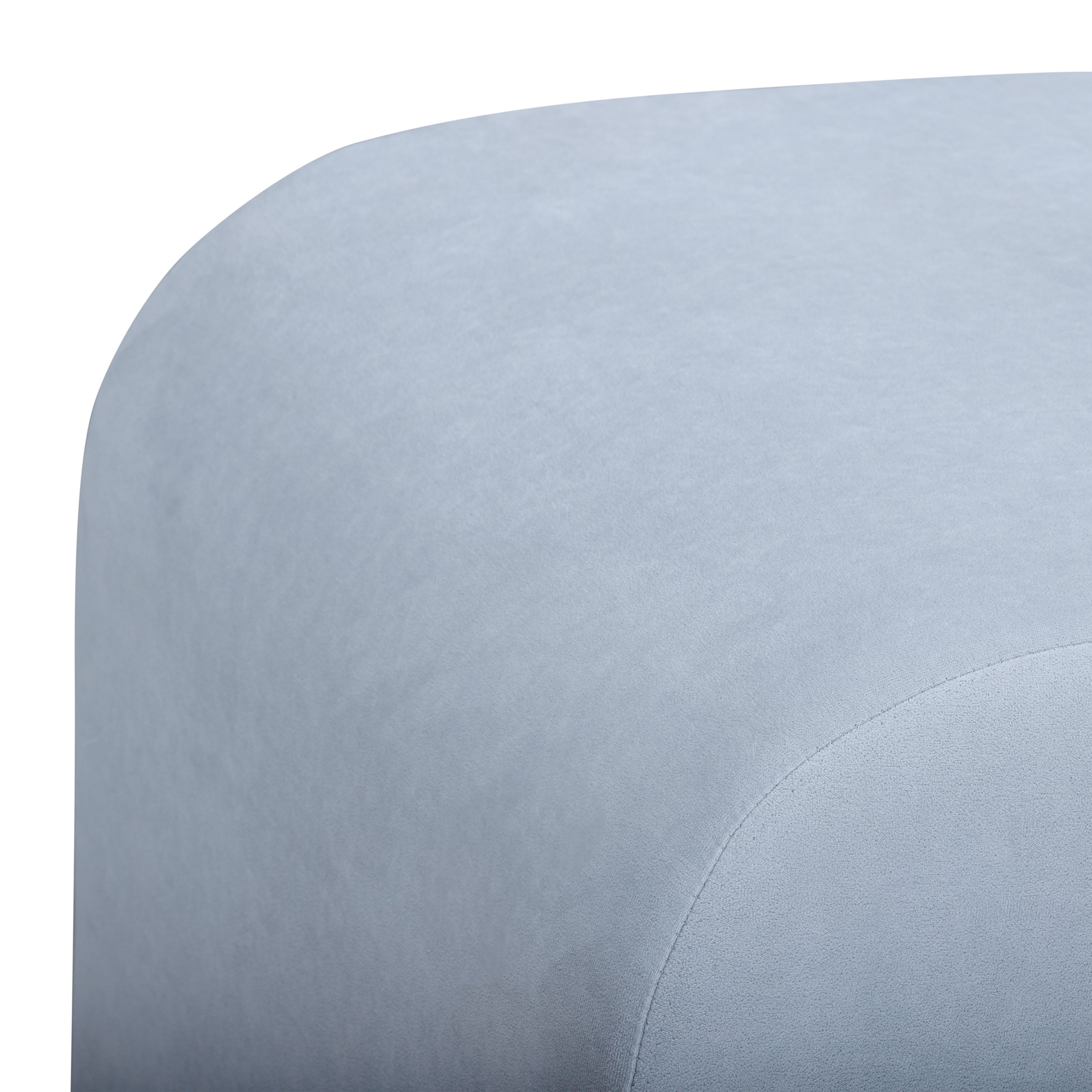 Desi Performance Velvet Ottoman
