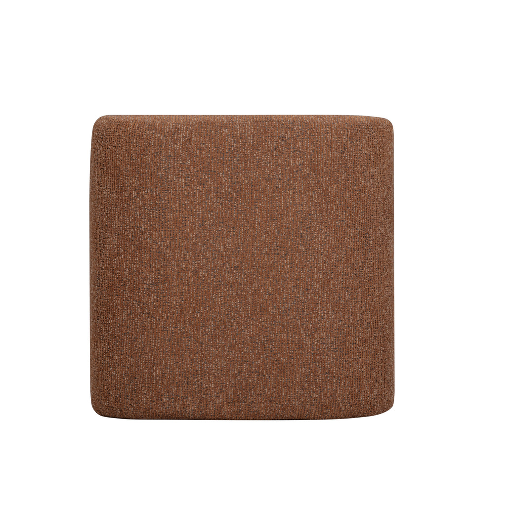 Desi Woven Performance Fabric Ottoman