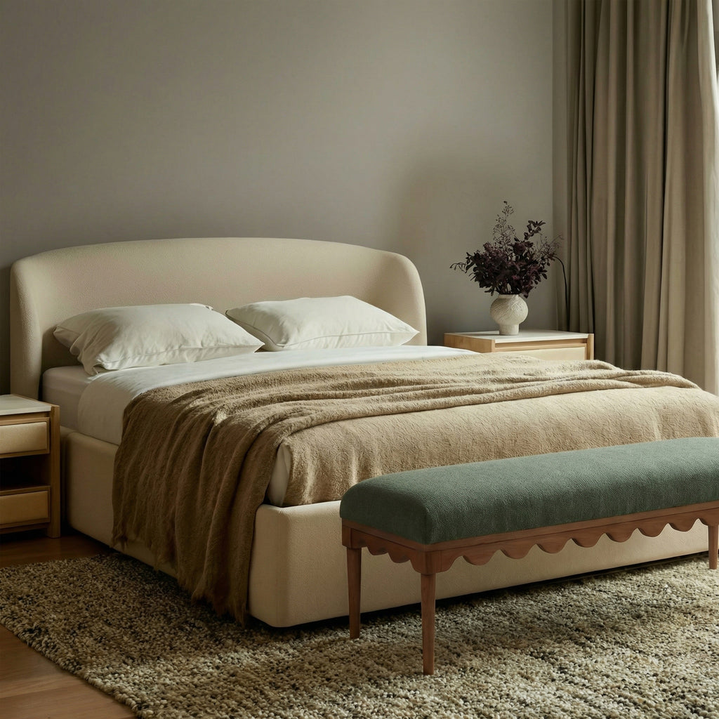 Oodle 56.5" Performance Vegan Mohair Bench