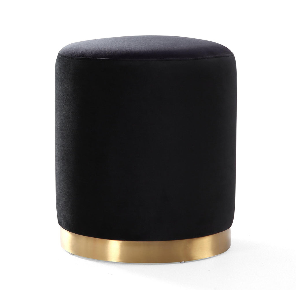 Opal Performance Velvet Ottoman