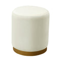 Opal Performance Velvet Ottoman