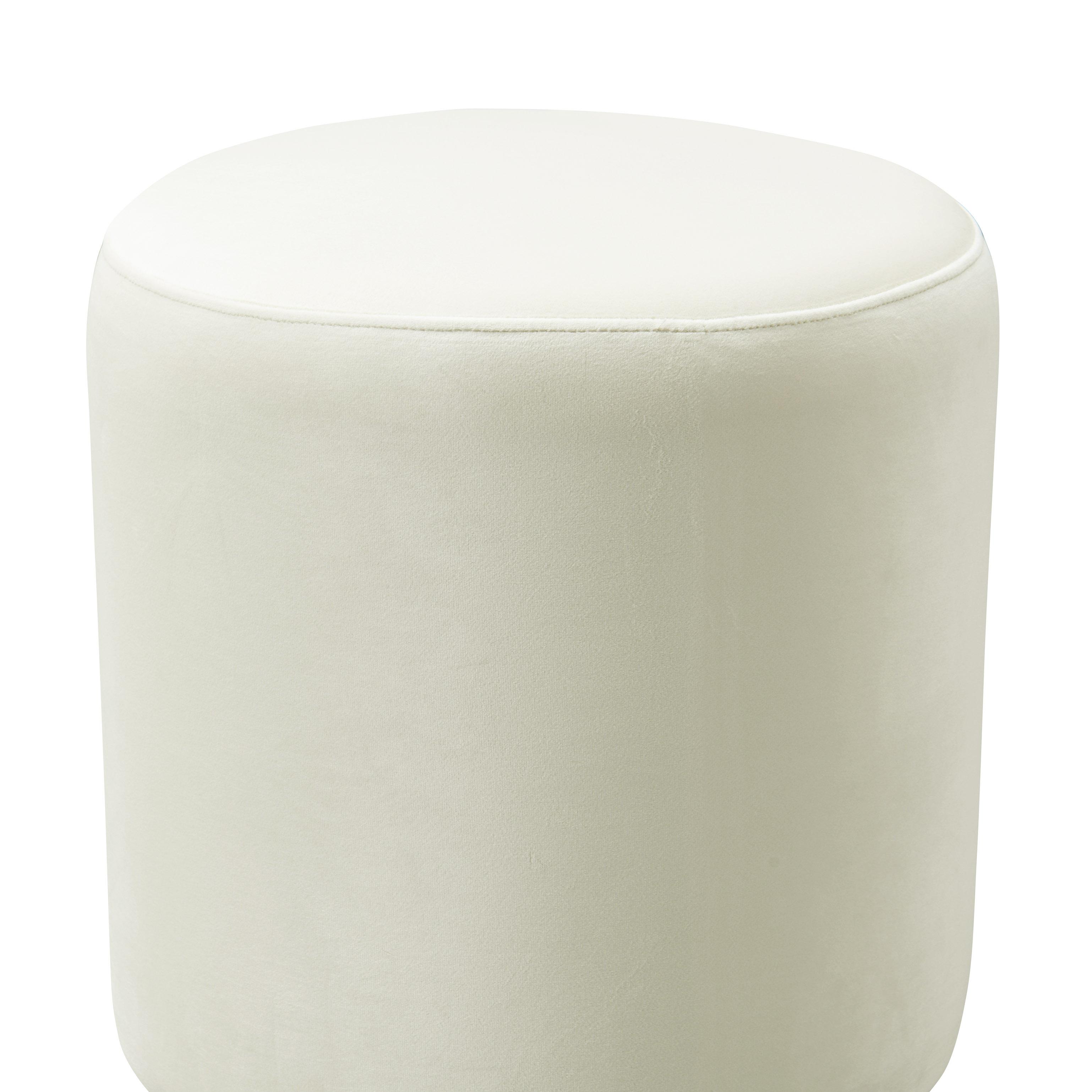 Opal Performance Velvet Ottoman