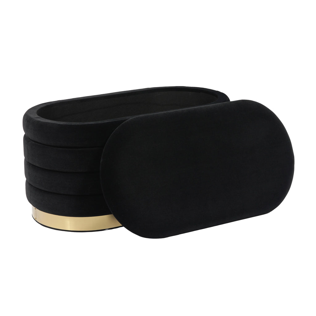 Lillian 31.5" Performance Velvet Storage Bench