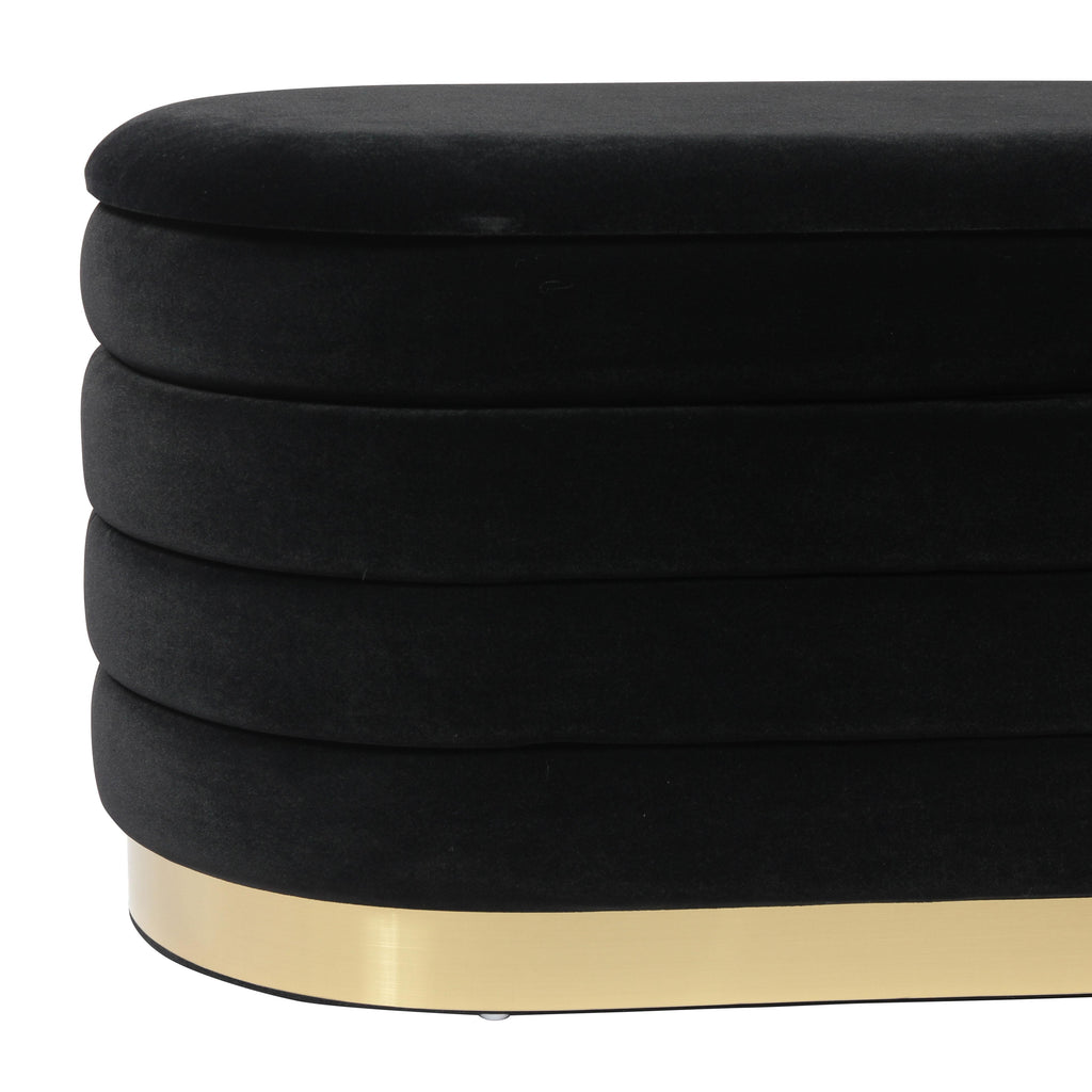 Lillian 31.5" Performance Velvet Storage Bench