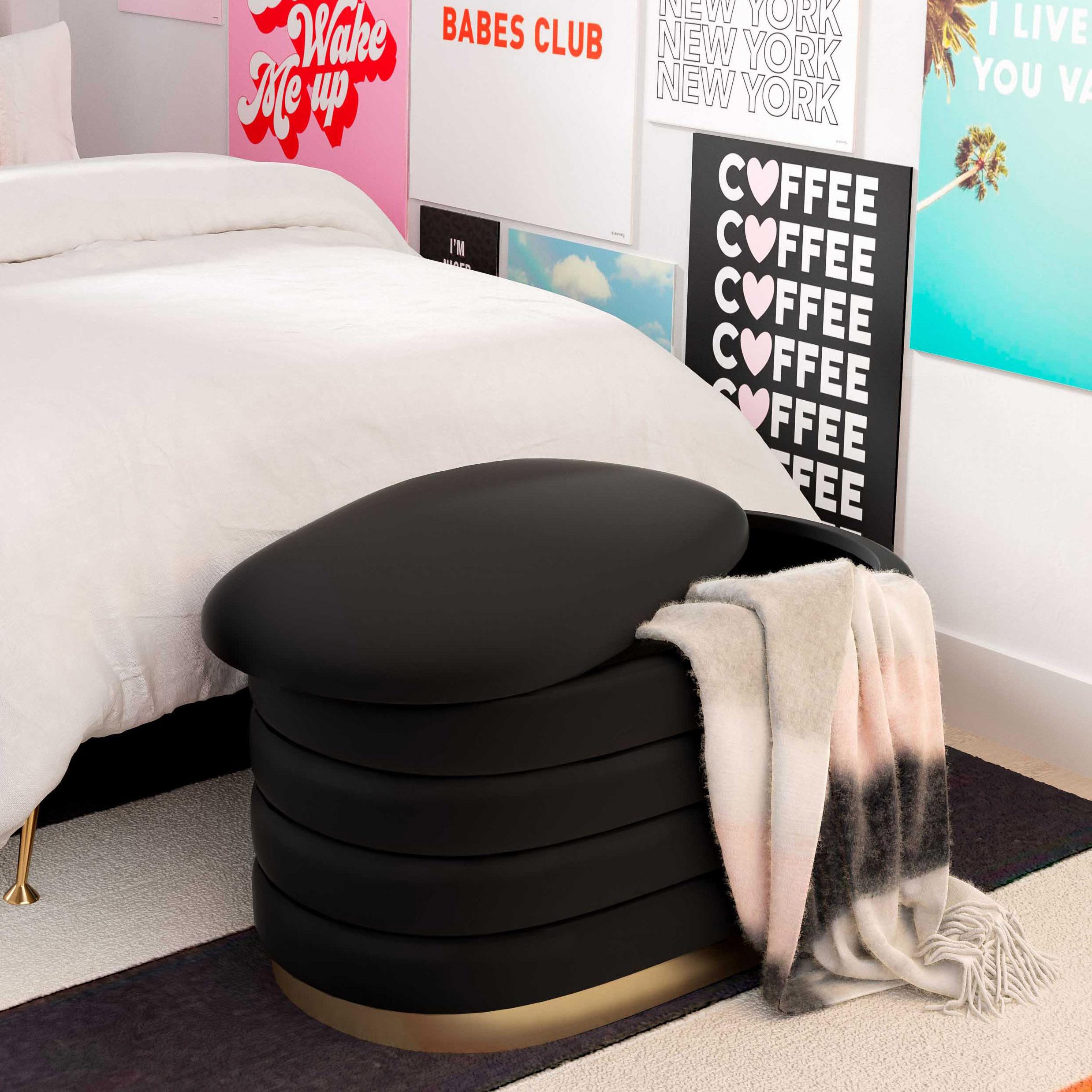 Lillian 31.5" Performance Velvet Storage Bench