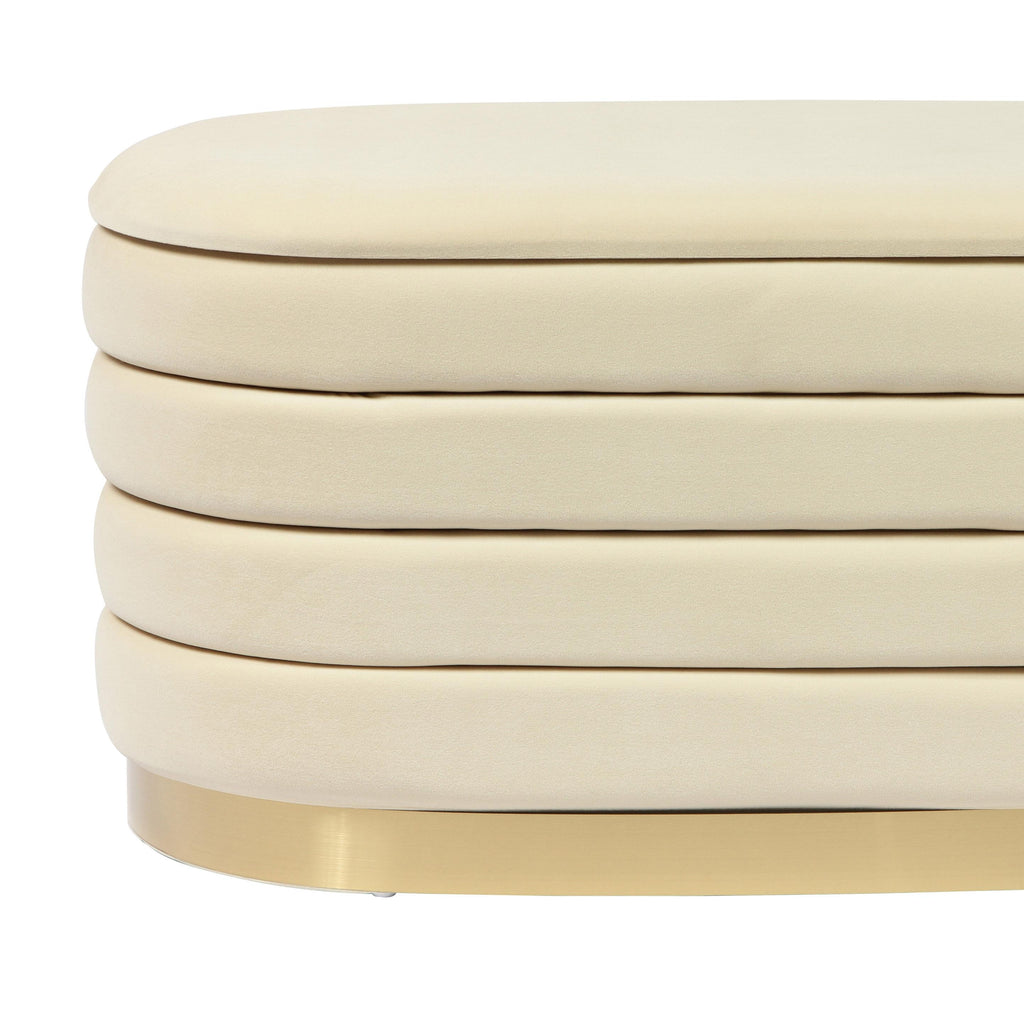 Lillian 31.5" Performance Velvet Storage Bench