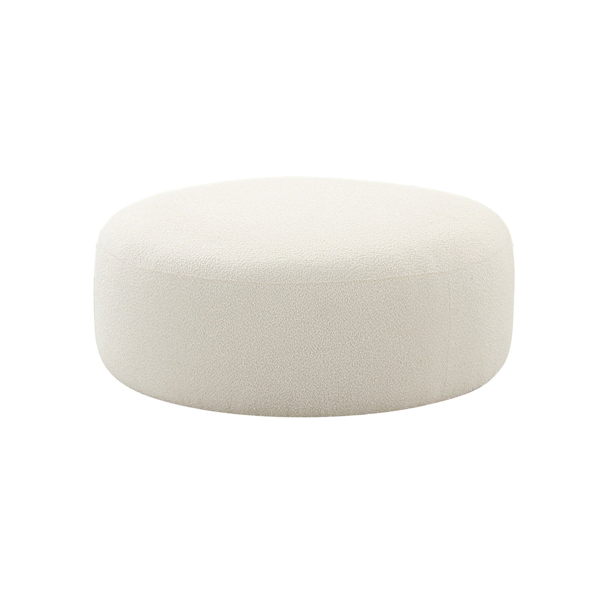 Broohah Performance Fabric Ottoman — Cream null