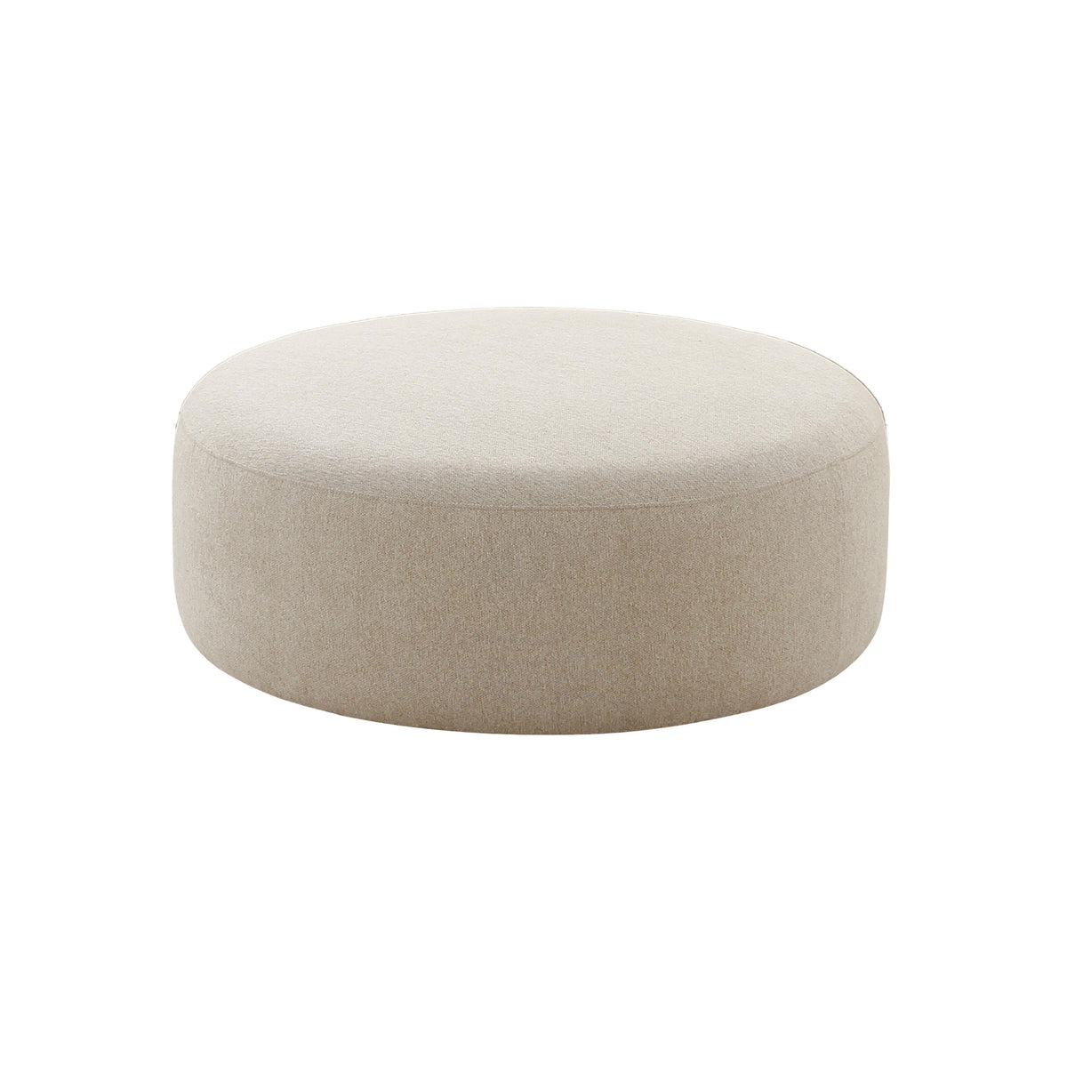 Broohah Performance Fabric Ottoman — Beige null