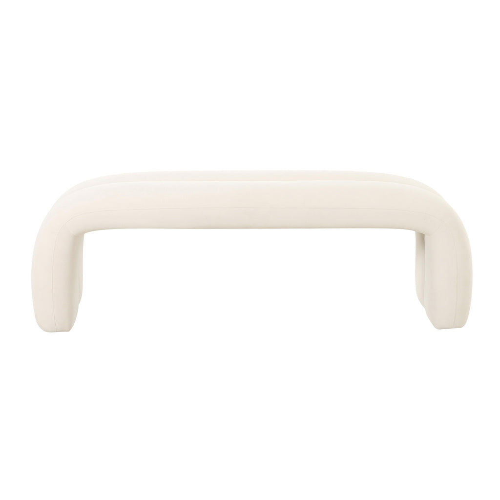 Leigh 56" Performance Velvet Channeled Bench