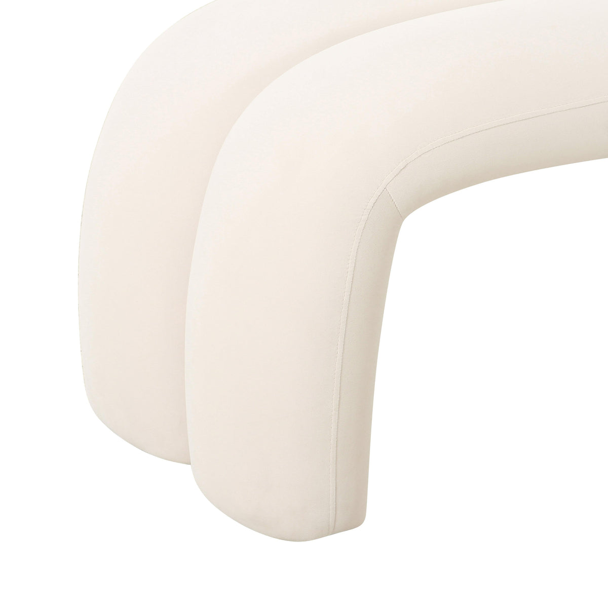Leigh 56" Performance Velvet Channeled Bench