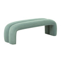 Leigh 56" Performance Velvet Channeled Bench