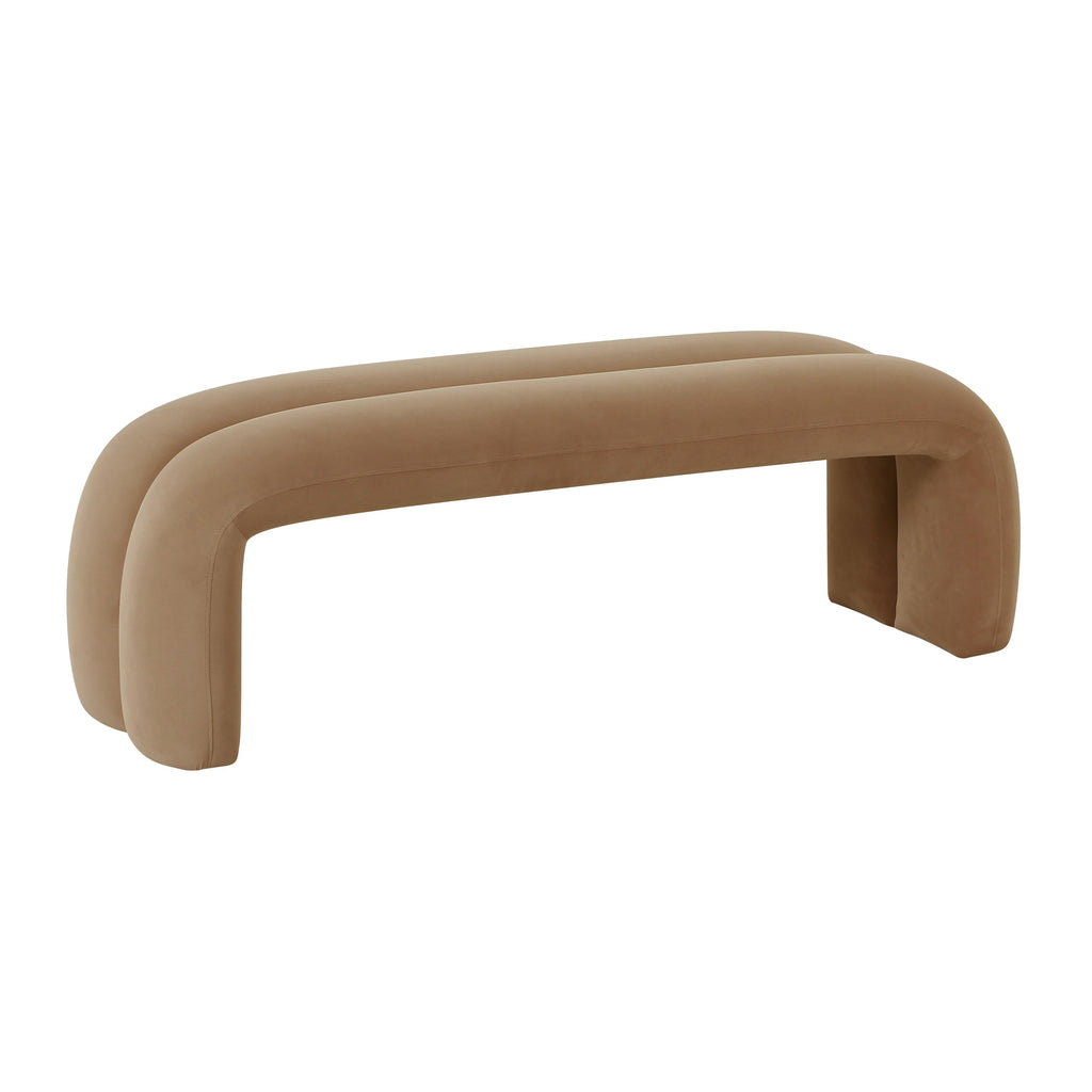 Leigh 56" Performance Velvet Channeled Bench