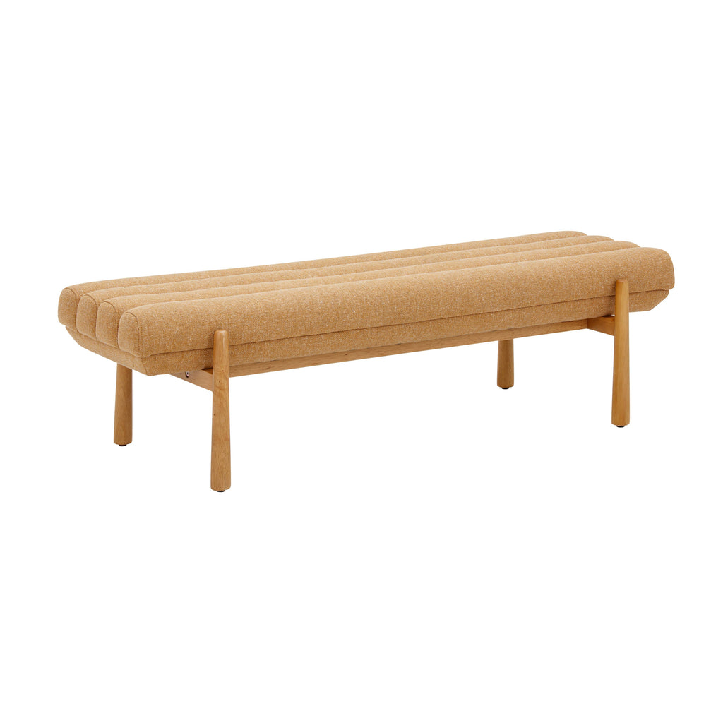 Julianna 56" Textured Performance Fabric Bench