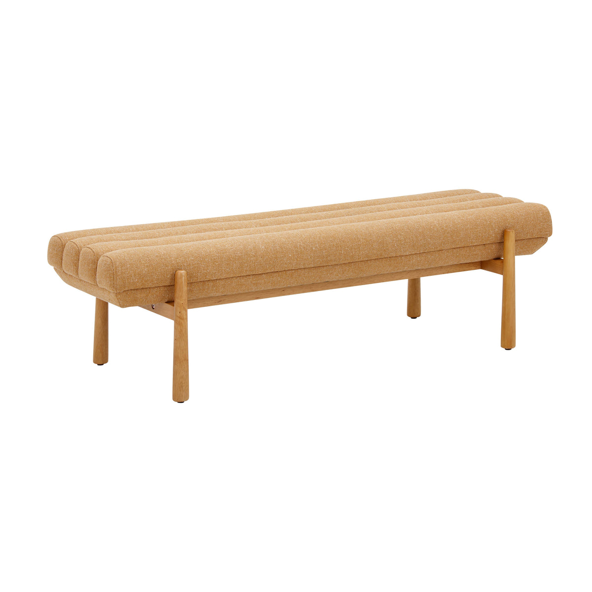 Julianna 56" Textured Performance Fabric Bench