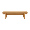 Julianna 56" Textured Performance Fabric Bench