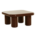 Memphis 33.5" Glossy Square Coffee Table