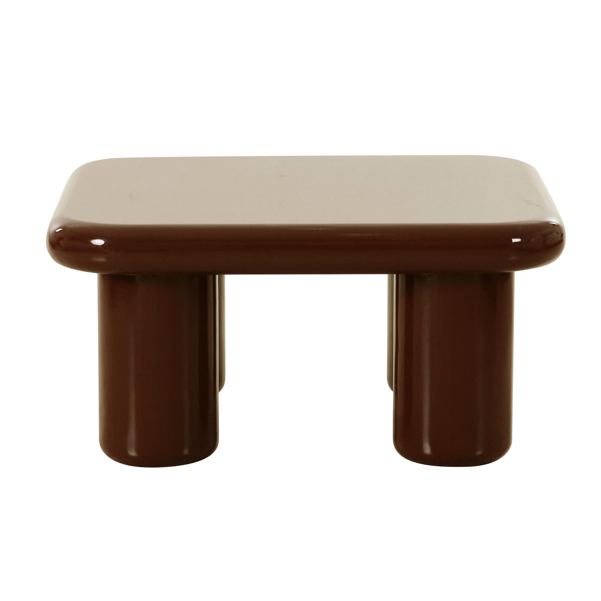 Memphis 33.5" Glossy Square Coffee Table