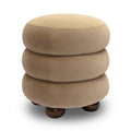 Stefanie Performance Velvet Ottoman