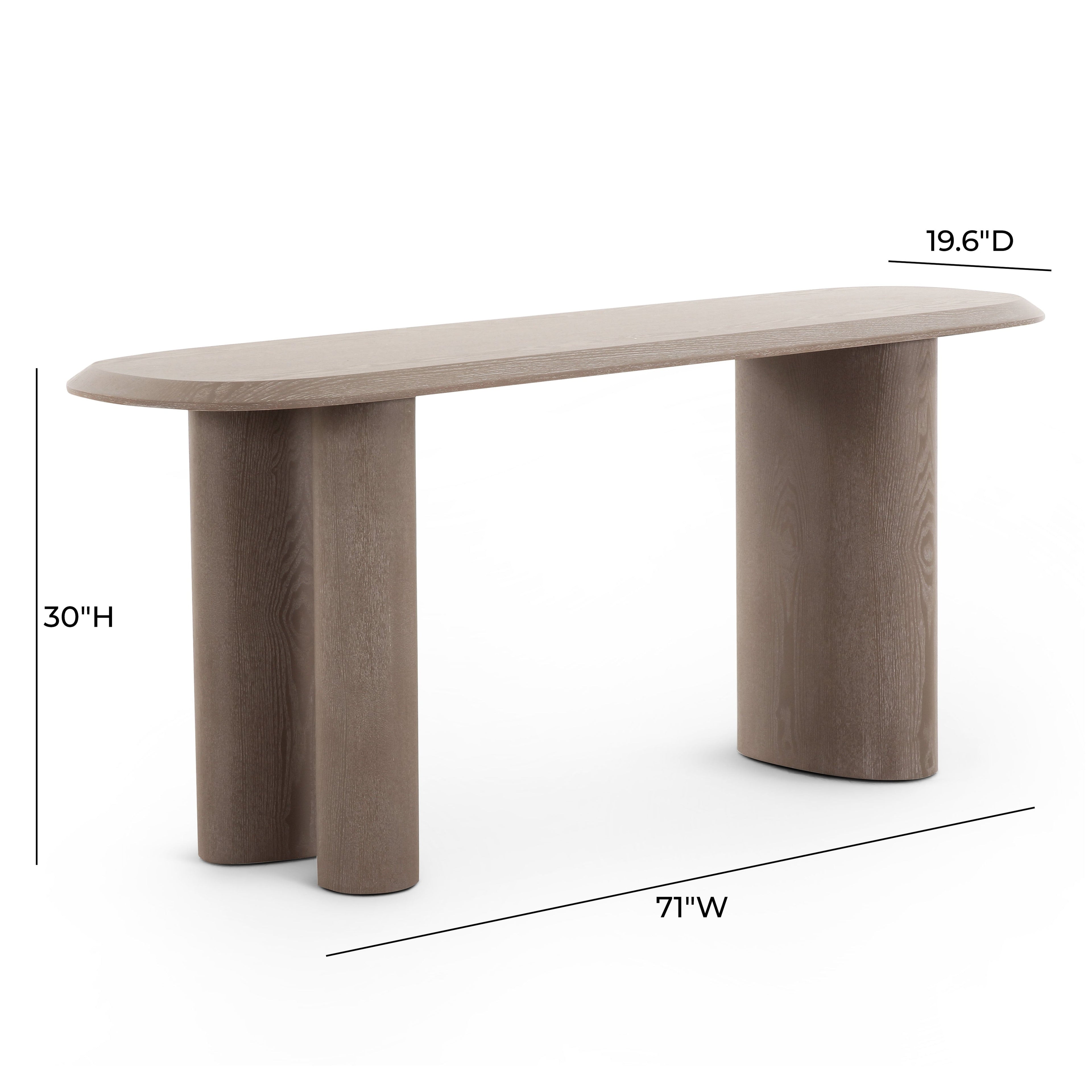 Rhema 71" Washed Ash Console Table