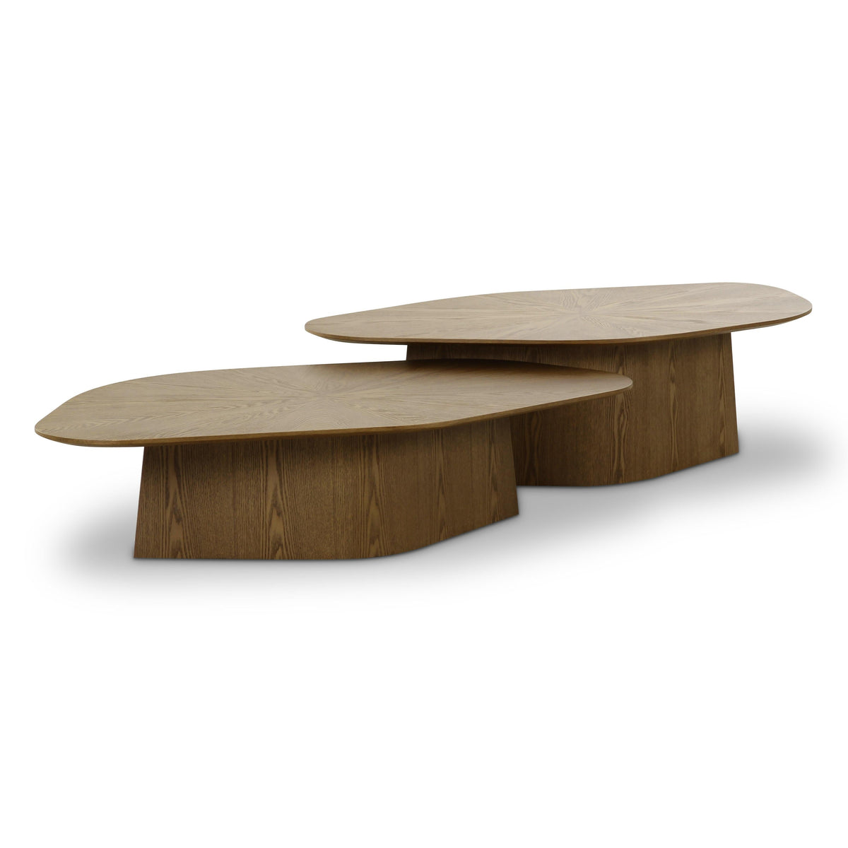 Roche 2-Piece Ash Nesting Coffee Table Set — Brown null