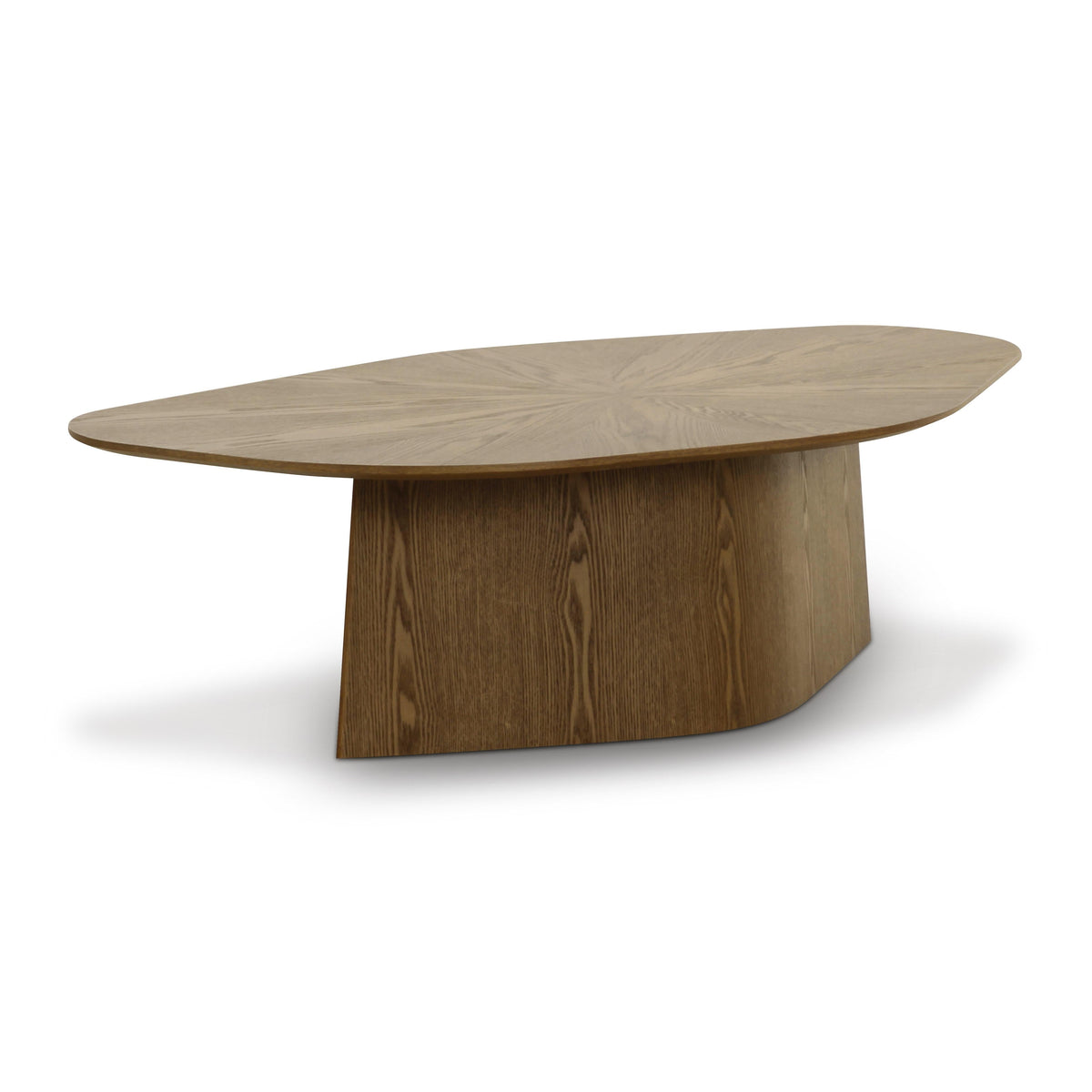 Roche 48" Ash Geometric Coffee Table — Brown null