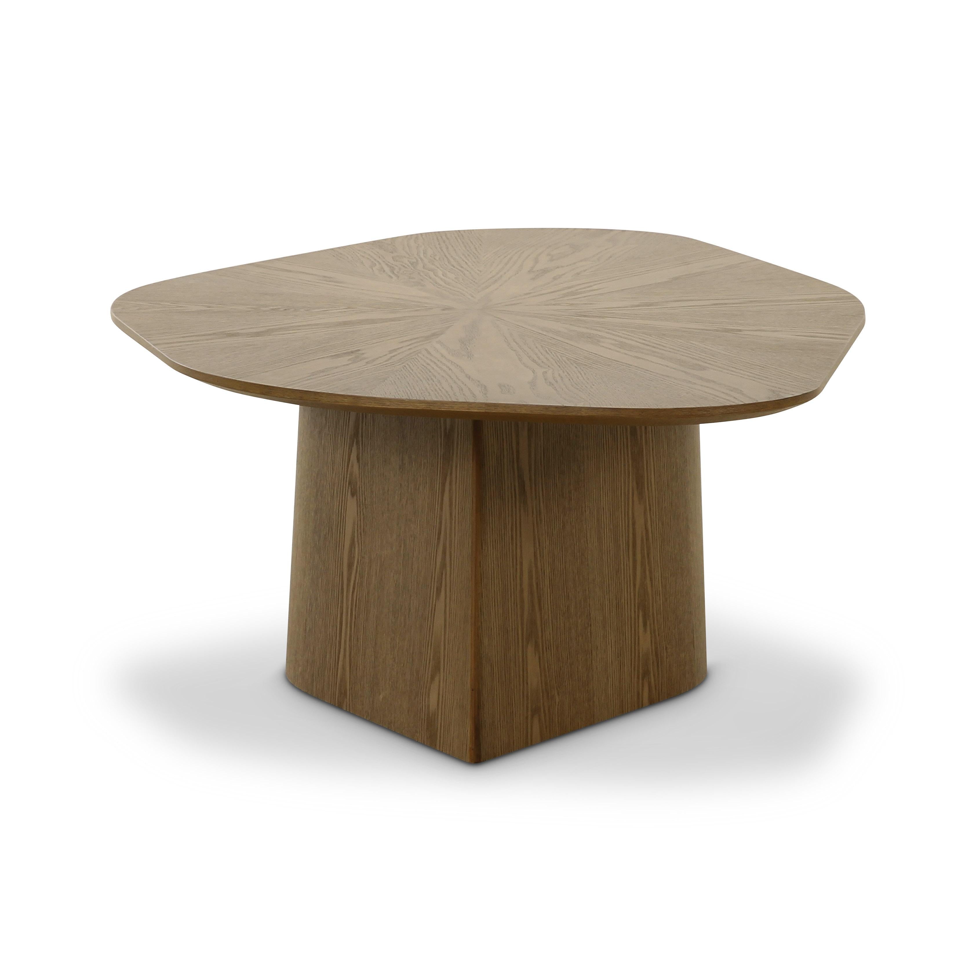 Roche 48" Ash Geometric Coffee Table