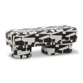 Lena 47" Performance Jacquard Bench