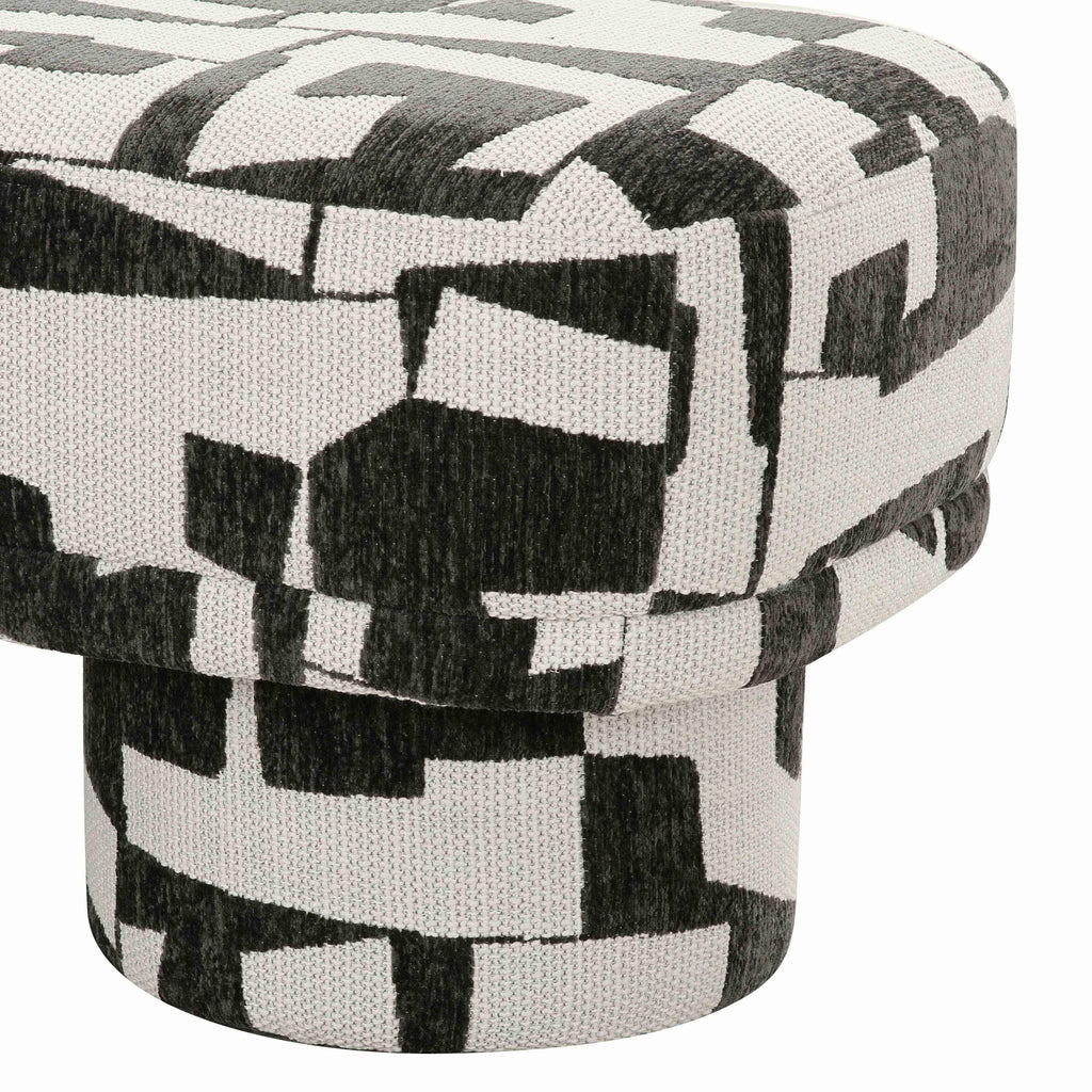 Lena 47" Performance Jacquard Bench