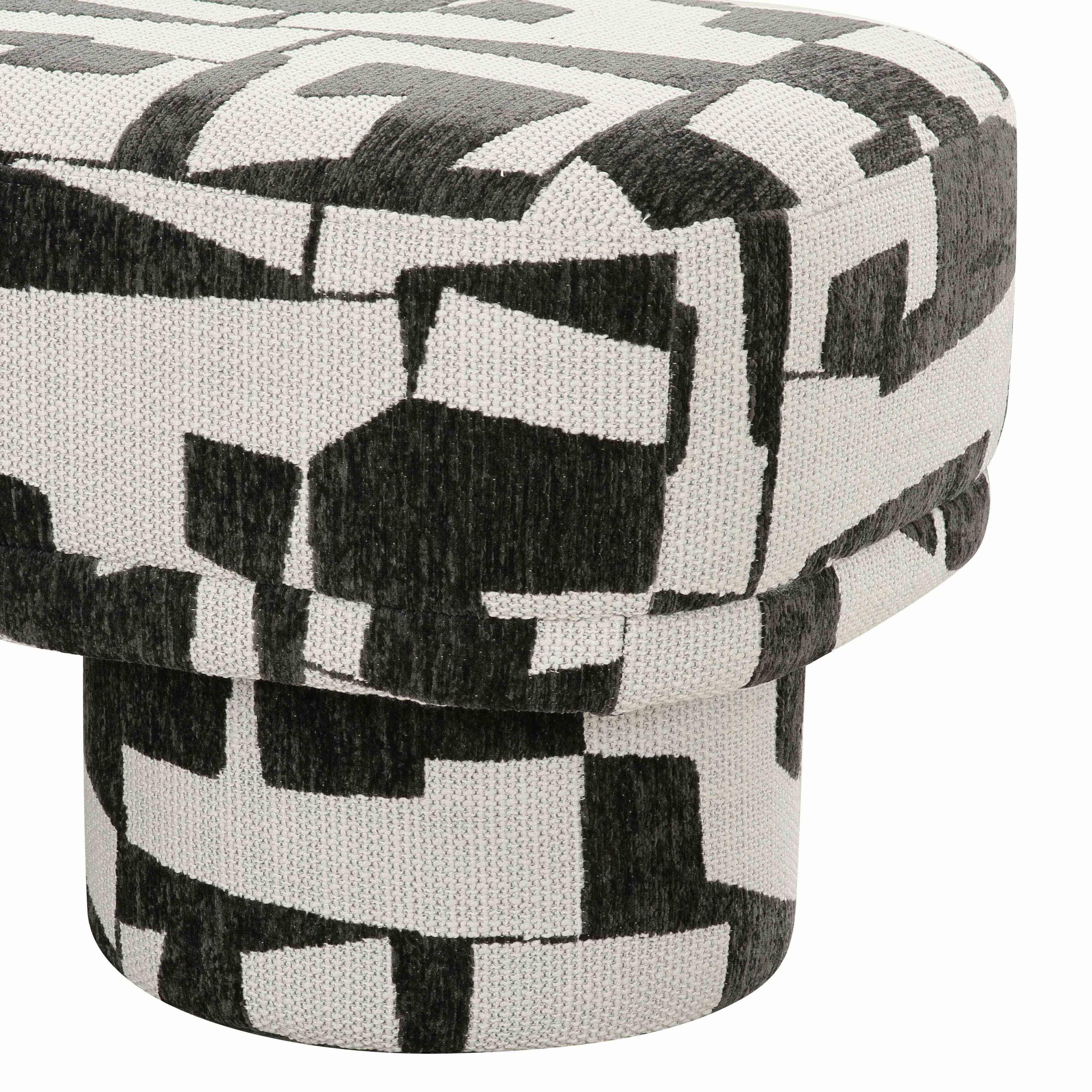 Lena 47" Performance Jacquard Bench