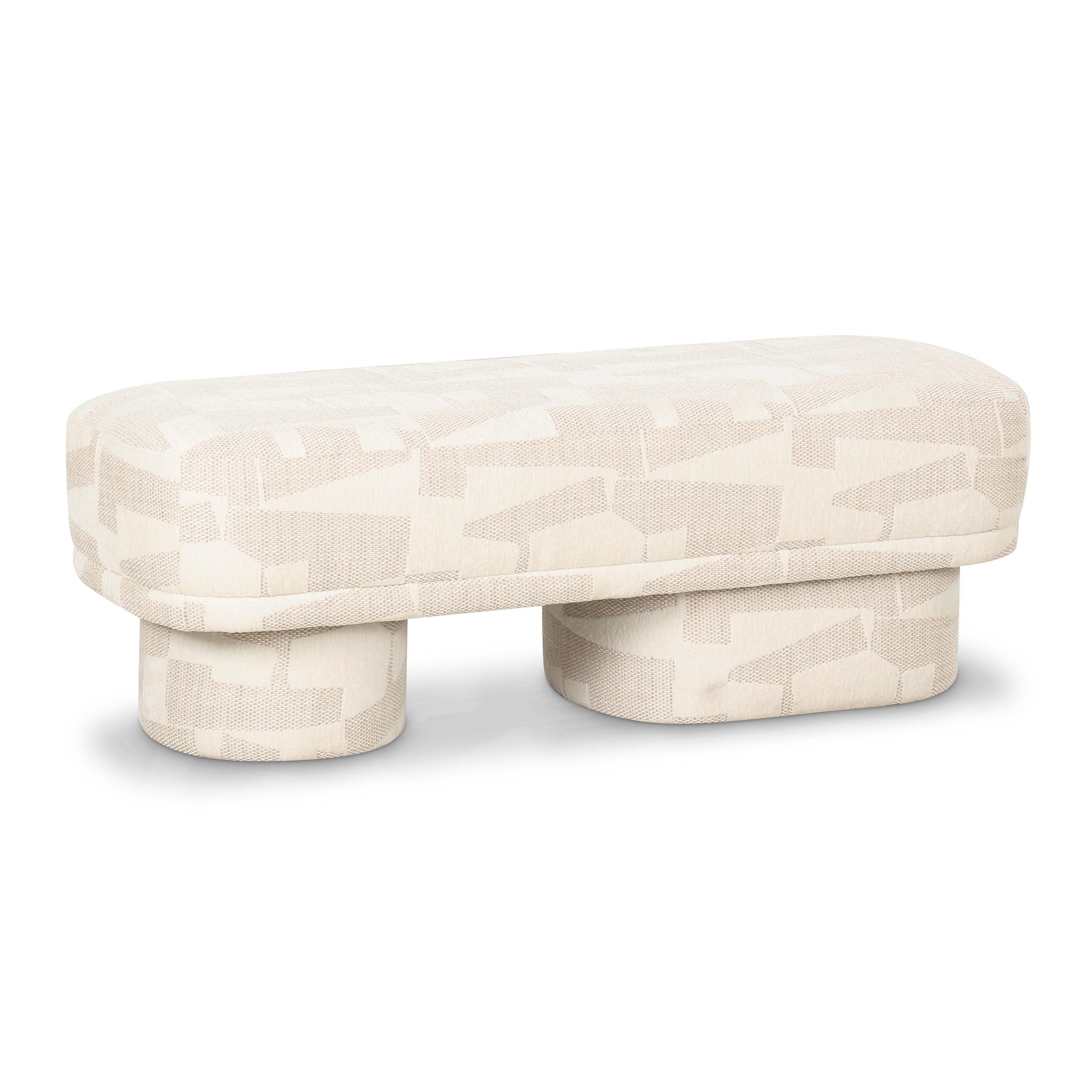Lena 47" Performance Jacquard Bench