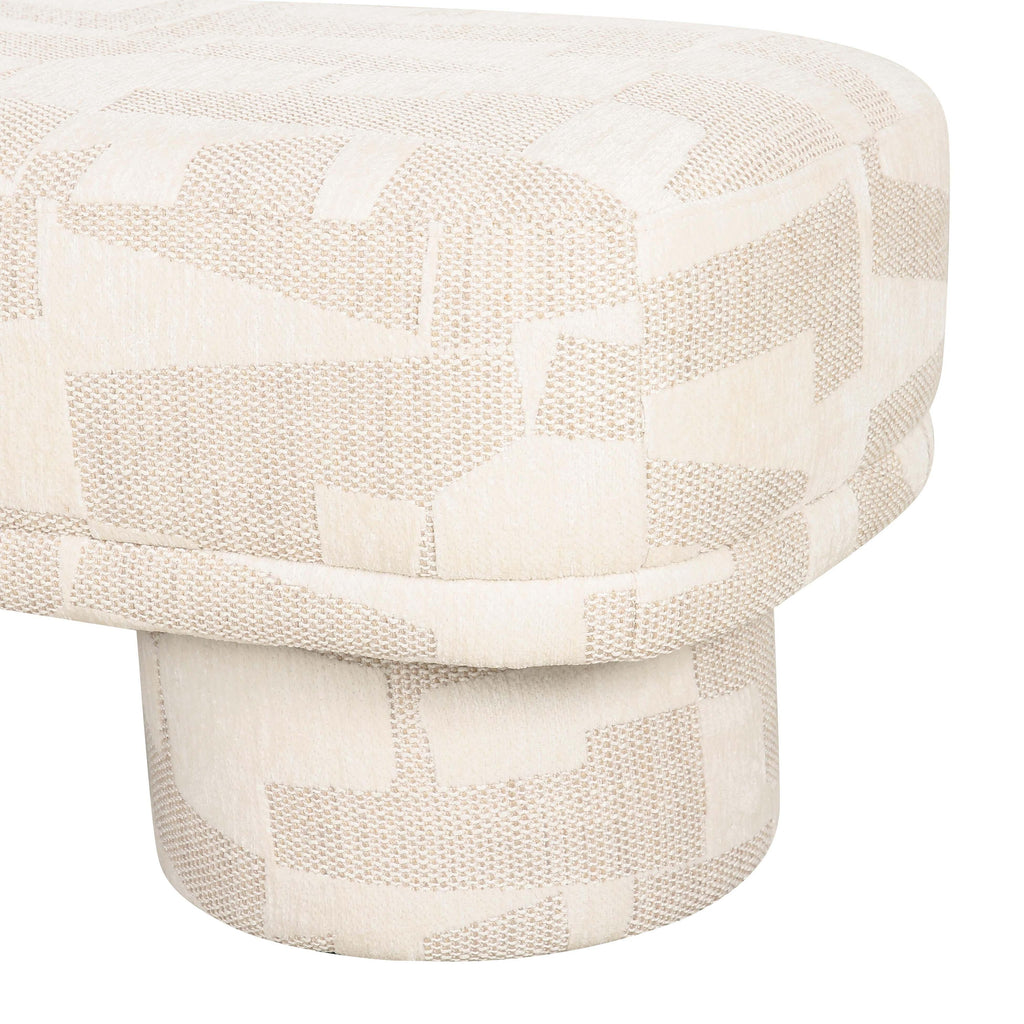 Lena 47" Performance Jacquard Bench