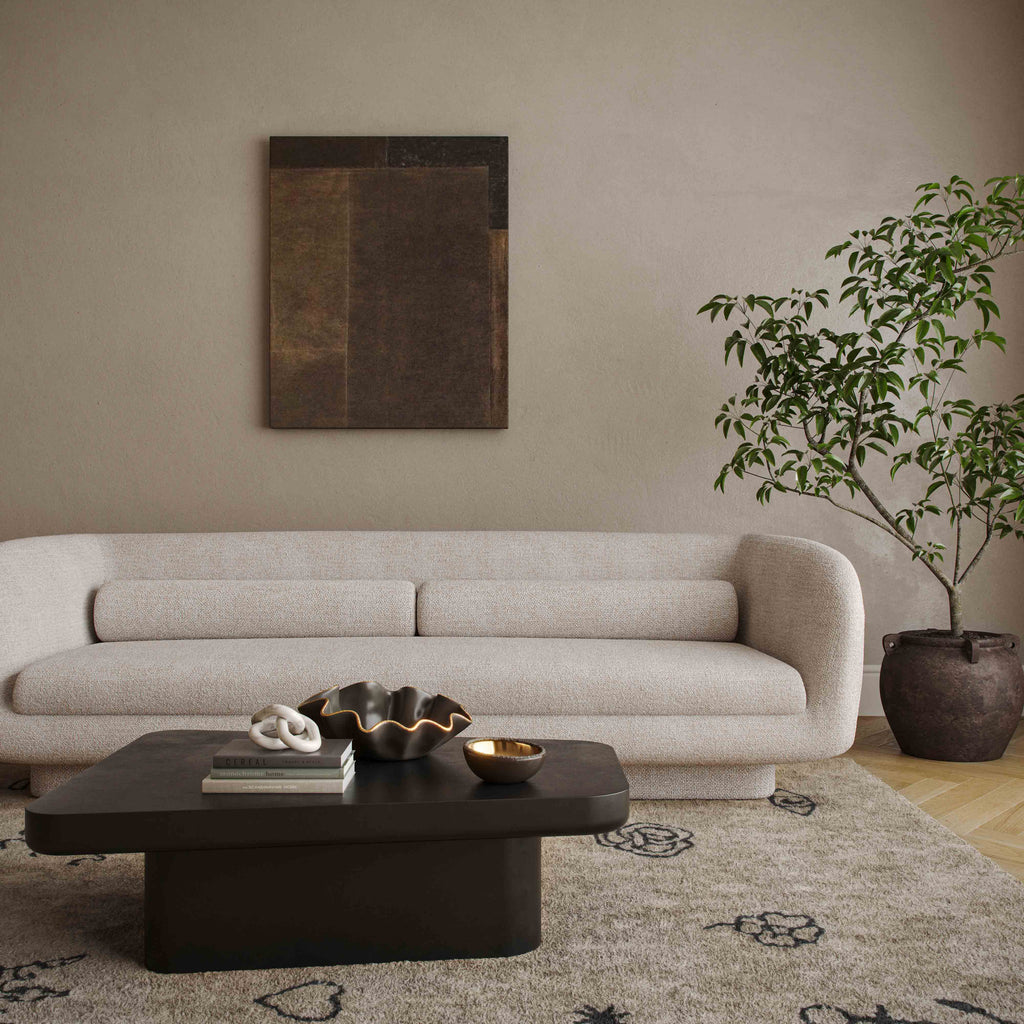 Yoko Black Coffee Table (31.5"-38.6")