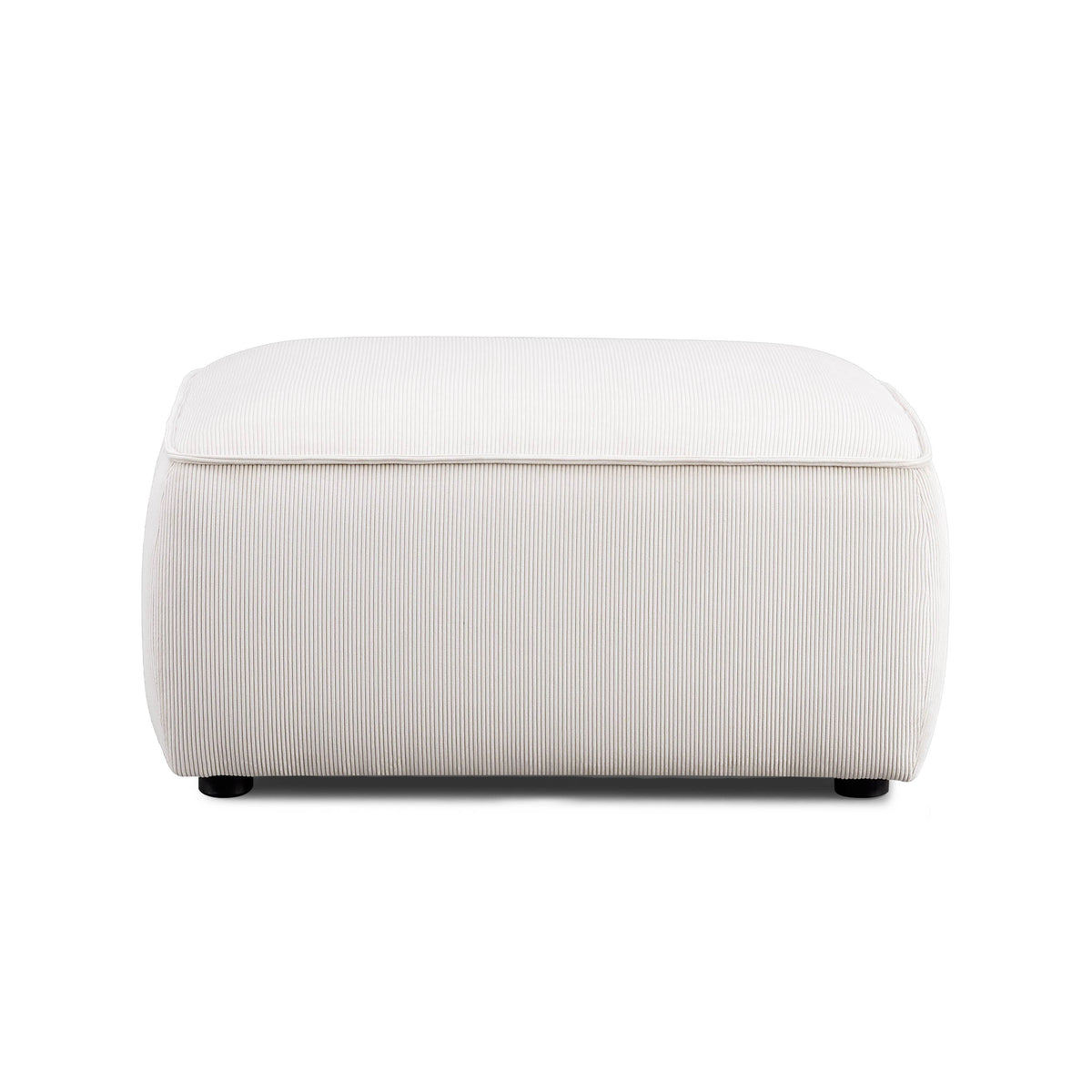 Travie Performance Corduroy Velvet Ottoman