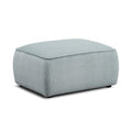 Travie Performance Corduroy Velvet Ottoman